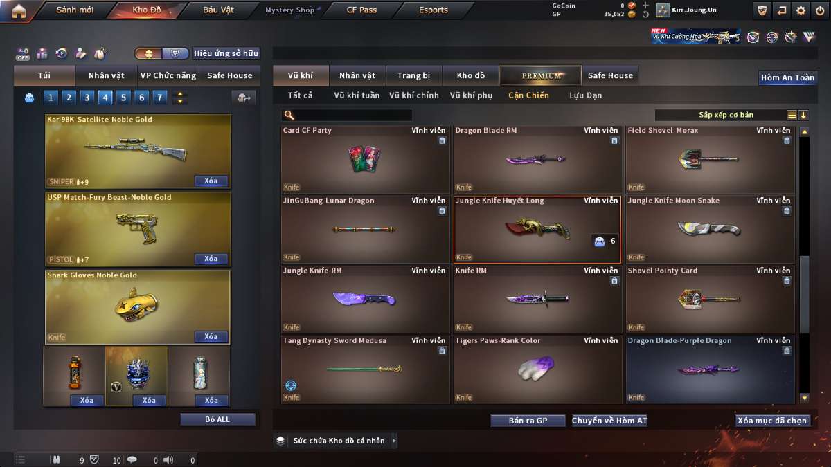 shop acc cf uy tin gia re